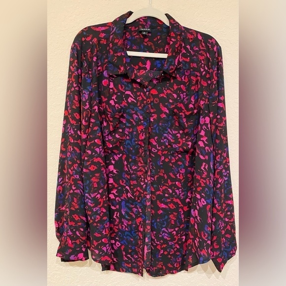 Torrid Long Sleeve Button Down Blouse Size 3 LIKE NEW - Picture 1 of 8